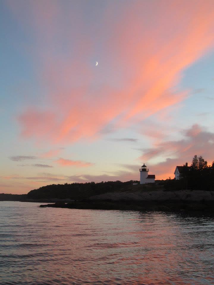 Curtis Island Lighthouse at Sunset